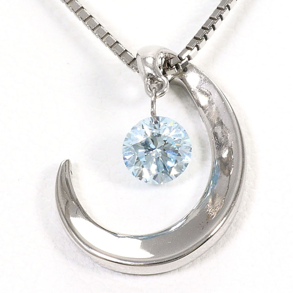 VINTAGE 18k Silver Diamond Necklace